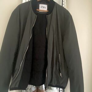 ZARA mens bomber jacket size XL